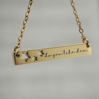 Stars do you like dem Necklace - Starlight & Sage Co.