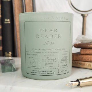 Dear Reader | Candle No. 16 - Starlight & Sage Co.