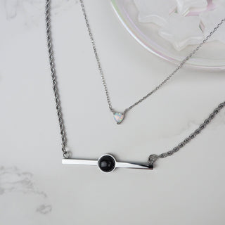 Kaleidoscope Heart Necklace - Starlight & Sage Co.