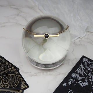 Onyx Nights Necklace - Starlight & Sage Co.