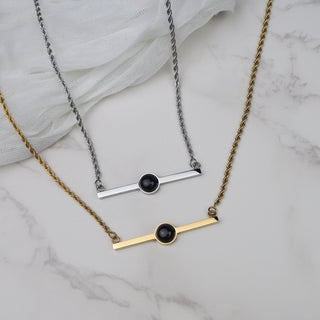 Onyx Nights Necklace - Starlight & Sage Co.