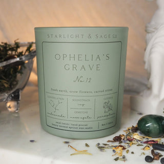 Ophelia's Grave | Candle No. 12 - Starlight & Sage Co.
