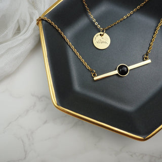 Velvet Noir Keepsake & Candle Dish - Starlight & Sage Co.