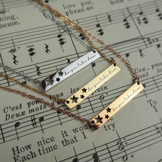 Stars do you like dem Necklace - Starlight & Sage Co.