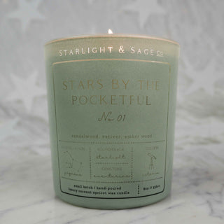 Stars by the Pocketful | Candle No. 01 - Starlight & Sage Co.