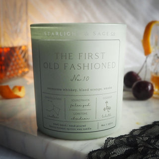 The First Old Fashioned | Candle No. 10 - Starlight & Sage Co.