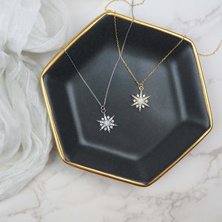 Velvet Noir Keepsake & Candle Dish - Starlight & Sage Co.