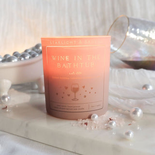 Wine in the Bathtub | Limited Edition Seasonal Candle - Starlight & Sage Co.