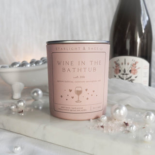 Wine in the Bathtub | Limited Edition Seasonal Candle - Starlight & Sage Co.